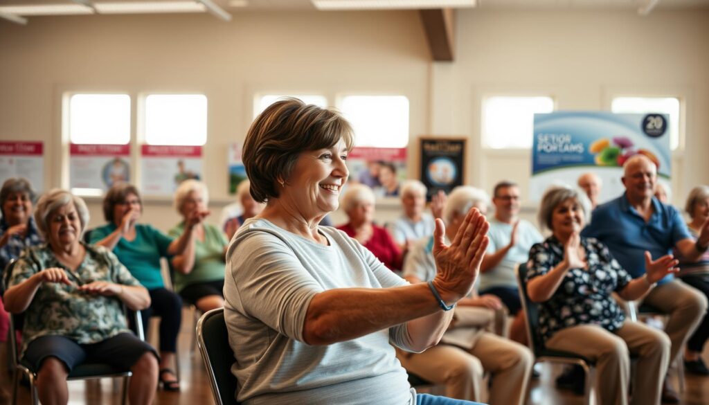 Senior citizens engaging in community activities in Port St. Lucie.