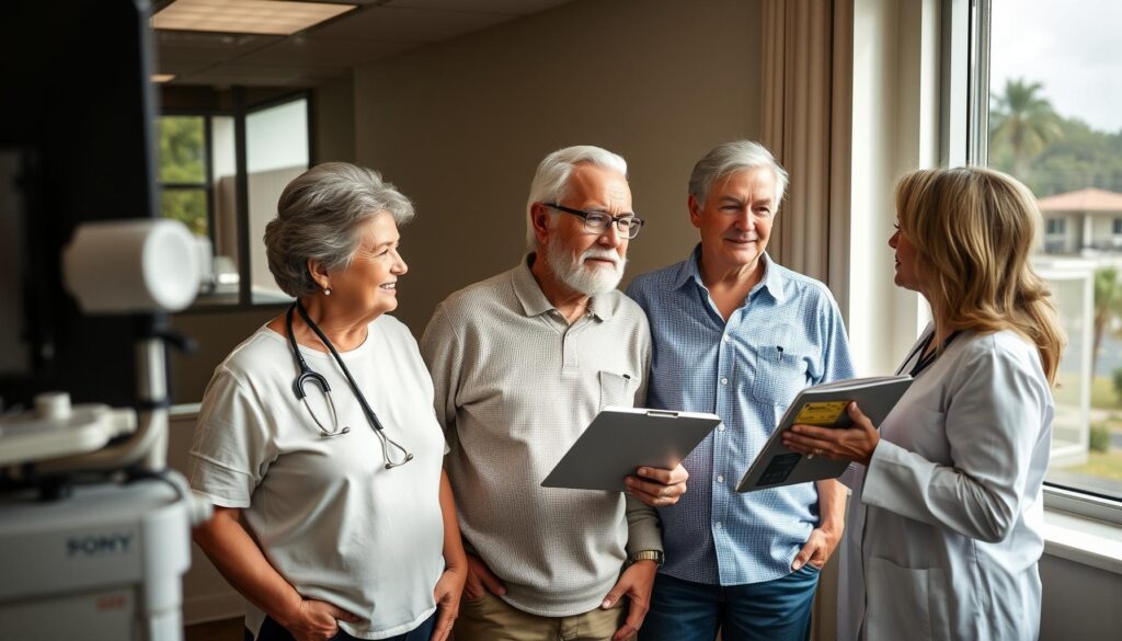 Seniors accessing medical care in Port St Lucie 55+ communities