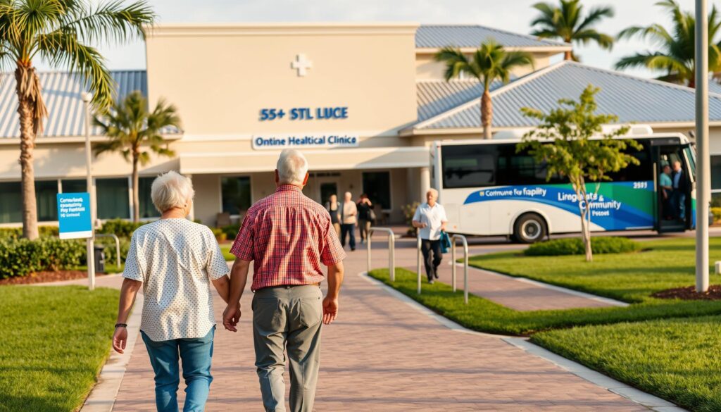 Medical care access in Port St Lucie retirement communities